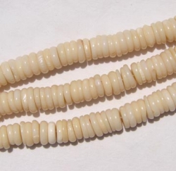 Ivory Coral Heshi, 9-10mm