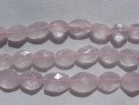 Rose Quartz Faceted Ovals, 10x6mm