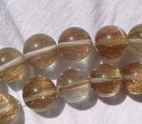 Golden Rutilated Quartz (Synthetic), 20mm