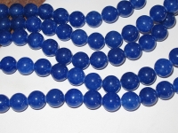 Royal Blue Quartz Rounds, 12mm